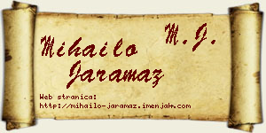 Mihailo Jaramaz vizit kartica